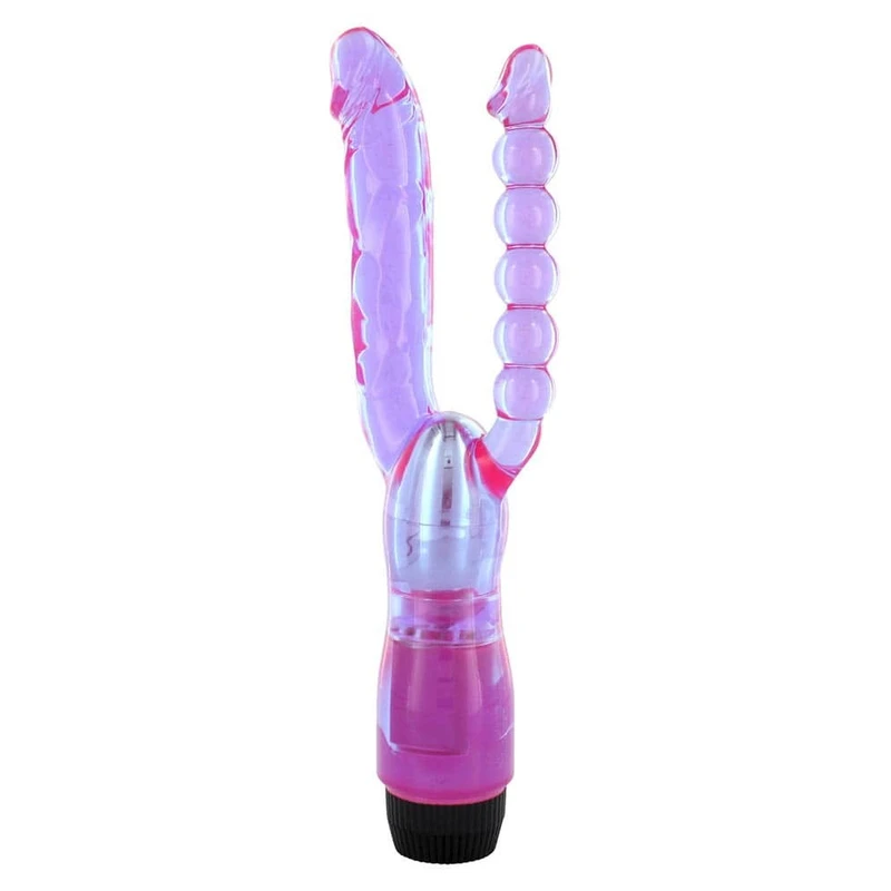 Xcel dvostruko penetrirajući vibrator ljubičasti 13,22cm 