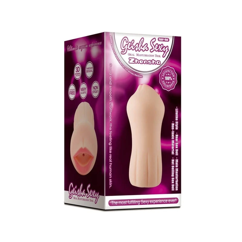 Ženska usna oblika pocket pussy Outlet, 14cm, vodootporna, koža