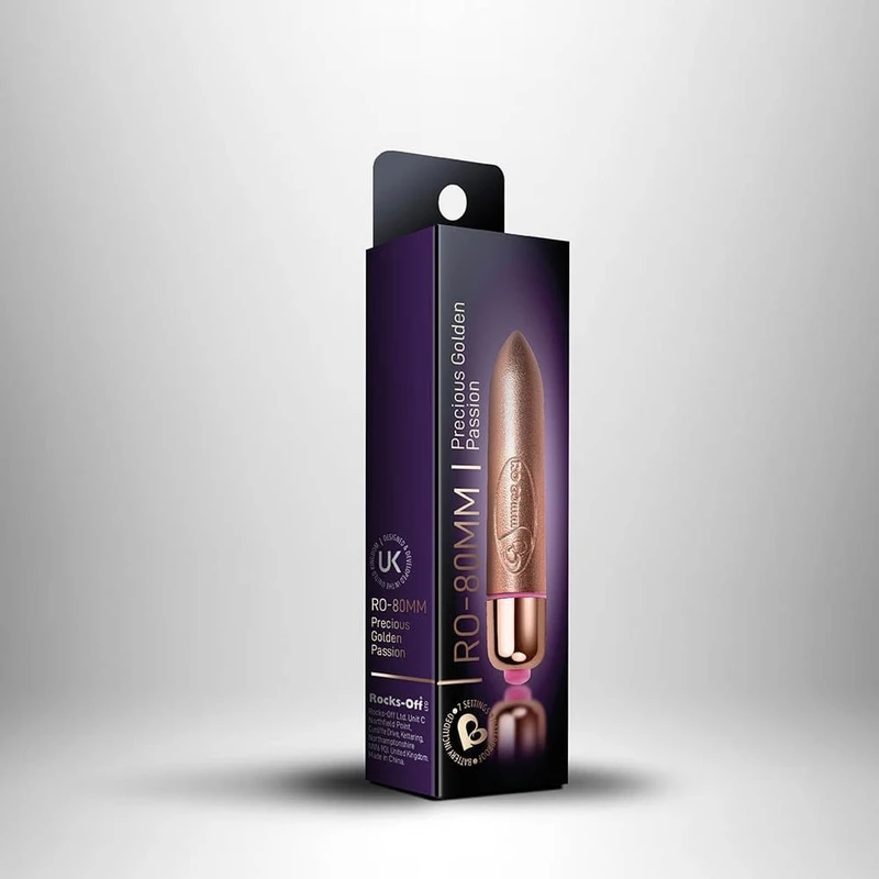 Zlatni RO-80mm vibrator sa 7 brzina