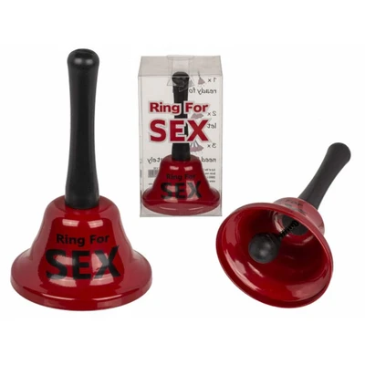 Zvonče za intimne trenutke - Sex Bell, crno-crveno - Sexy Shop